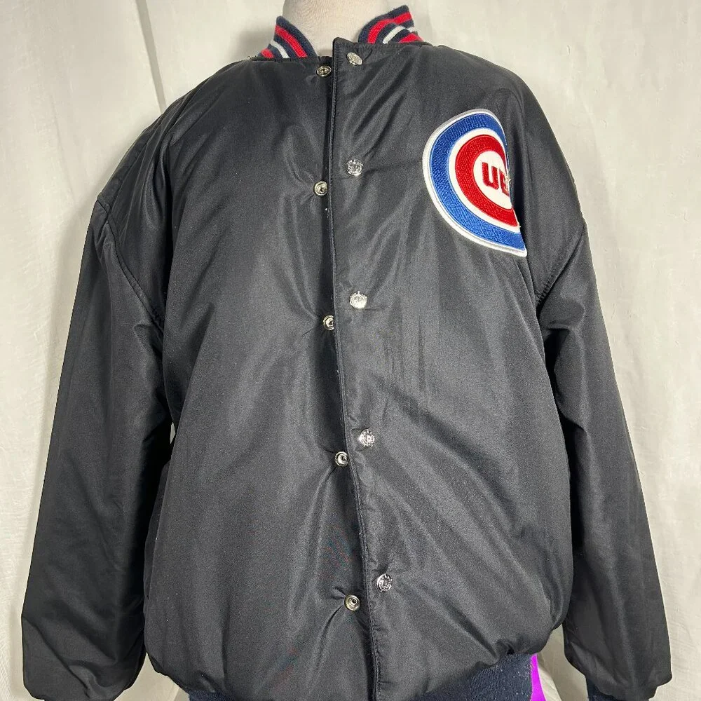 Vintage JH Collectibles Reversible Chicago Cubs Varsity Jacket